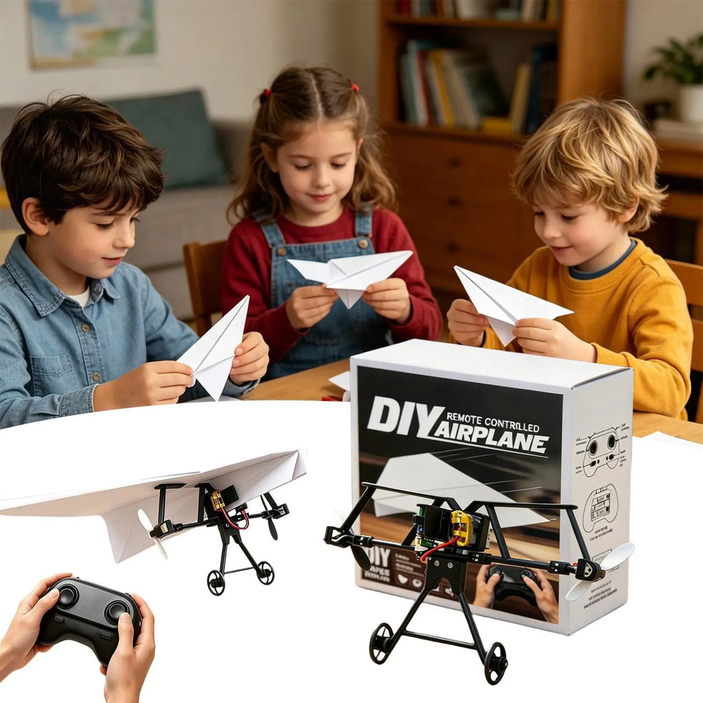 DIY RC Paper Airplane Kit – Electric Remote Control Plane