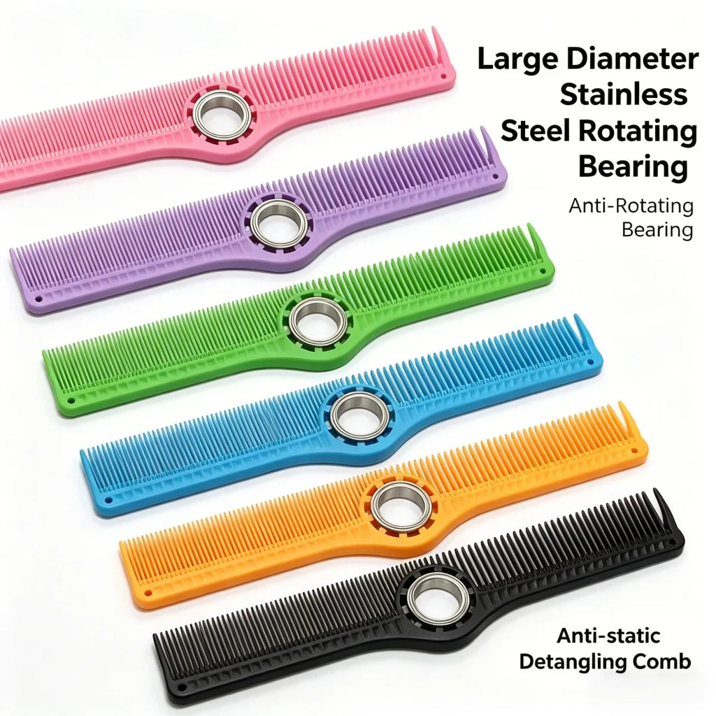Professional Hair Cutting & Detangling Comb Set | Salon