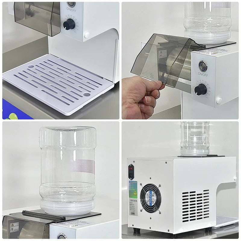 Commercial Tabletop Shaved Ice Machine 40KG/Day | 110V/220V