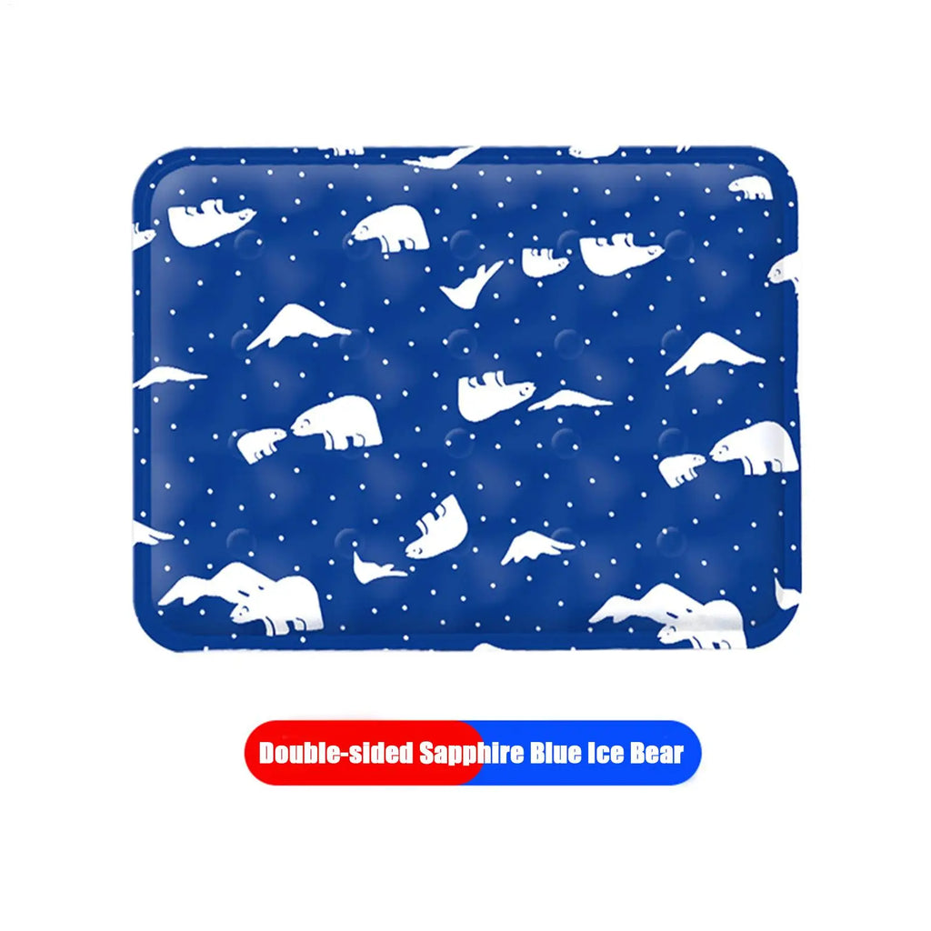 Pet Cooling Mat for Dogs & Cats – Gel Ice Pad Summer Bed