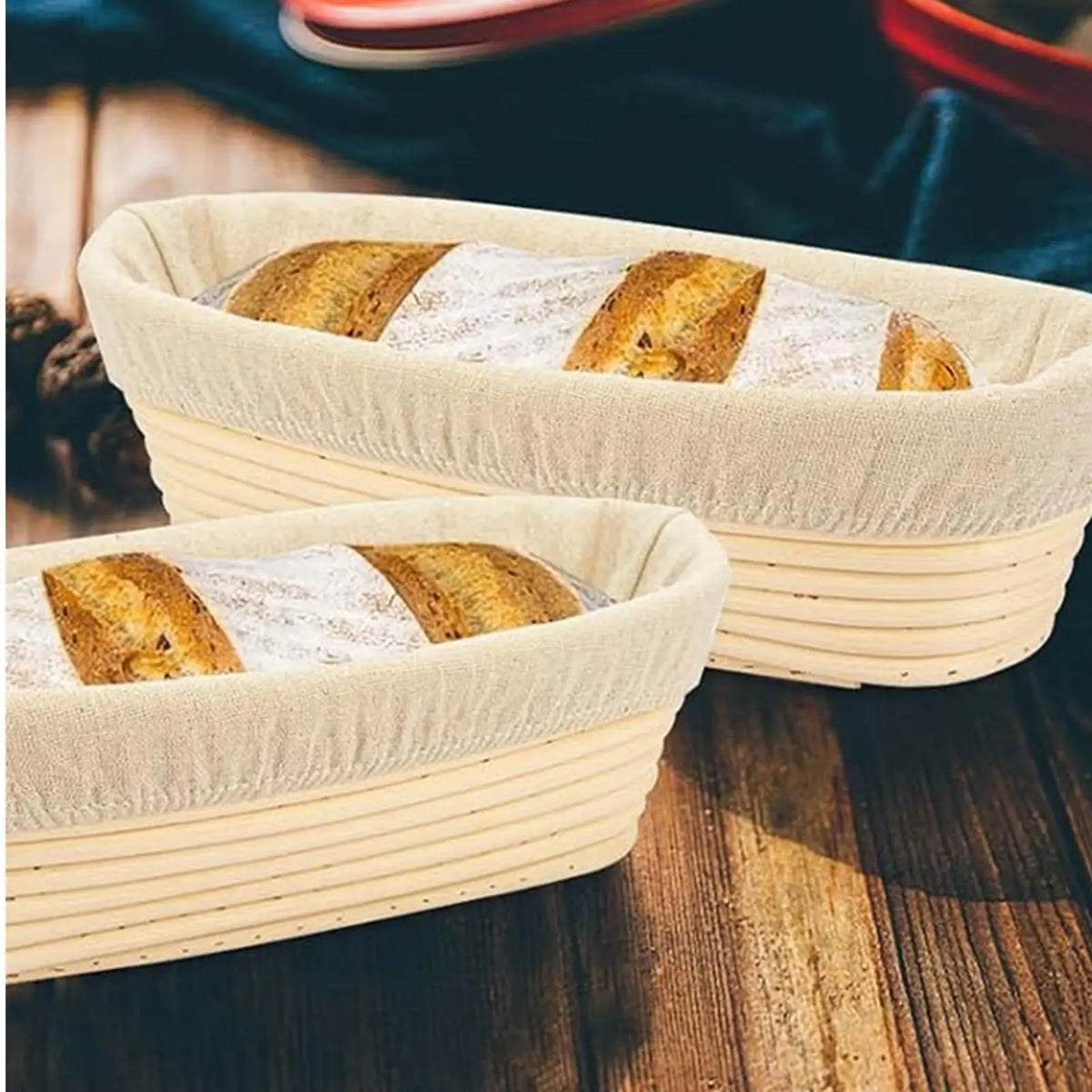 Rattan Bread Proofing Basket – Banneton for Artisan Bakers