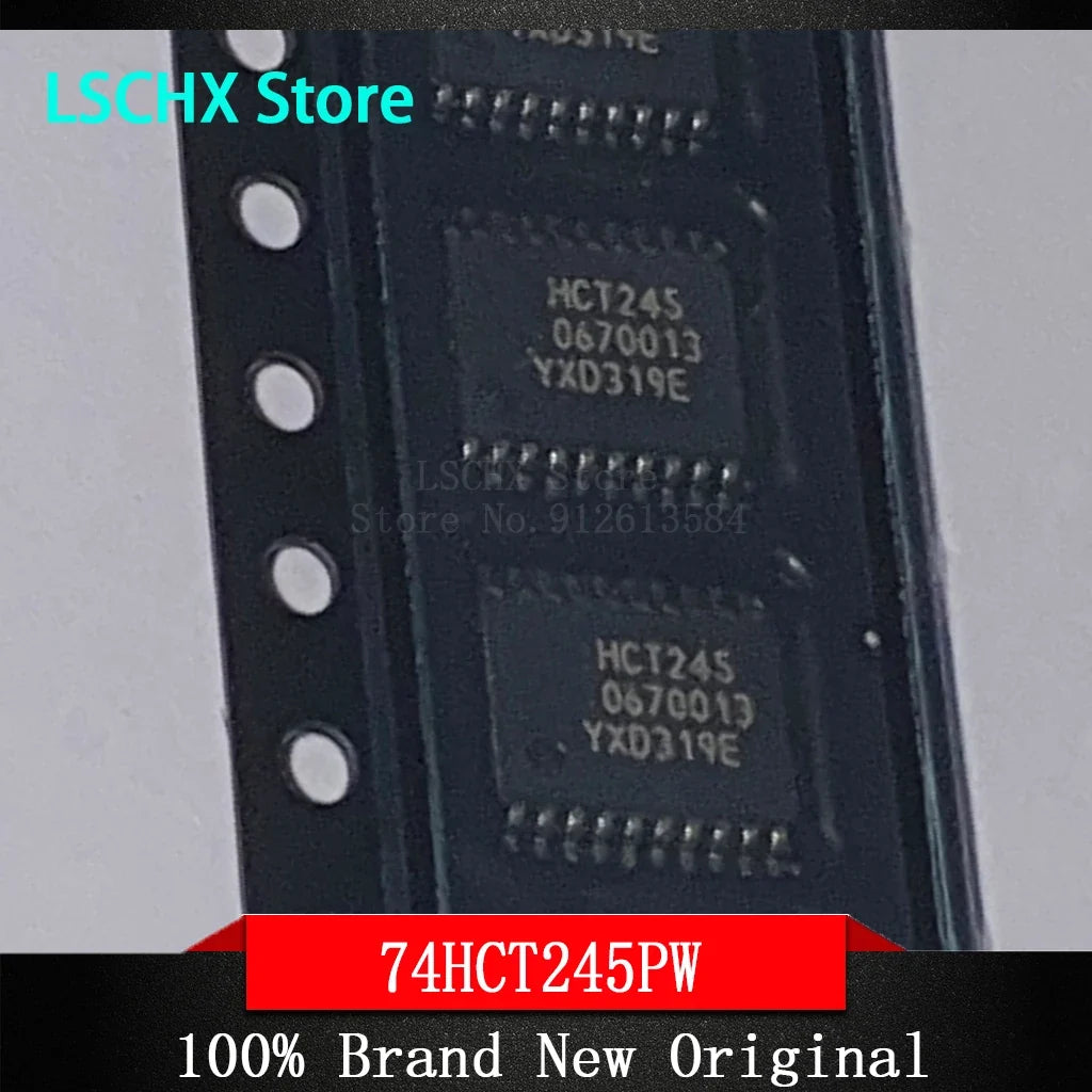 10Pcs 74HCT Logic ICs – HCT245 244 573 574 595 4051 TSSOP
