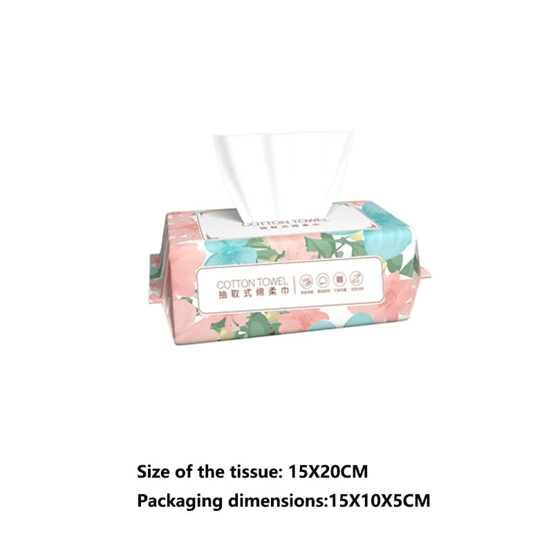 Disposable Facial Towel Wipes – Makeup Remover, Dry & Wet Use