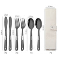 Stainless Steel Camping Cutlery Set – Knife, Fork & Spoon