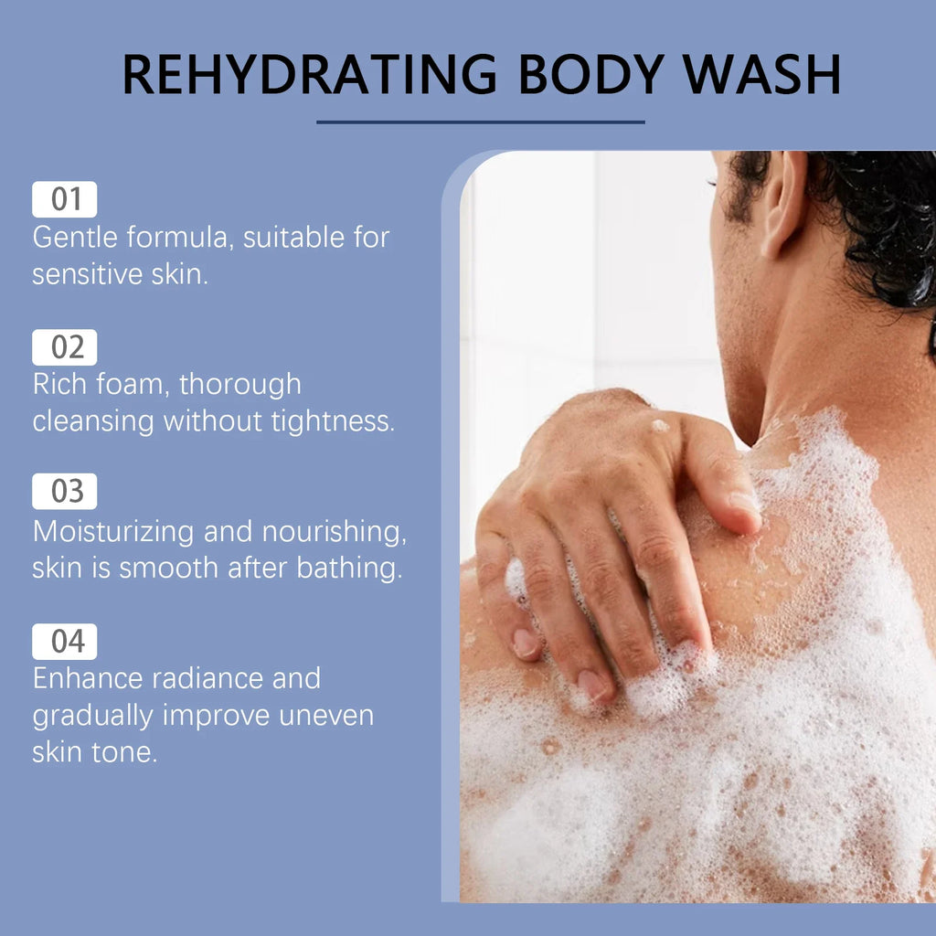 East Moon Hyaluronic Men's Shower Gel – Moisturizing Body Wash