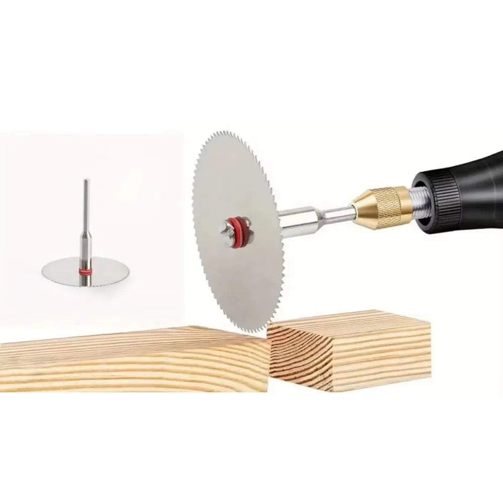 Rotating Tool Cutting Wheel Including HSS Circular Saw Blades Resin