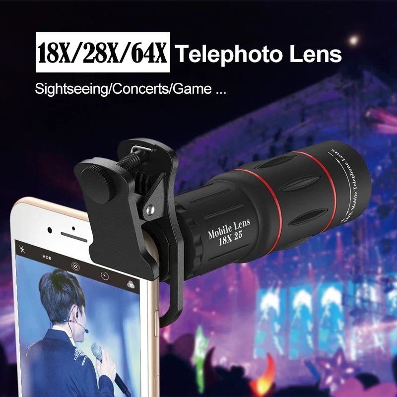 64X Telescope Mobile Phone Lens Photography Macro Iphone Cell