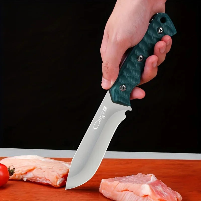 Stainless Steel Boning Knife – Pocket Knife for BBQ & Meat