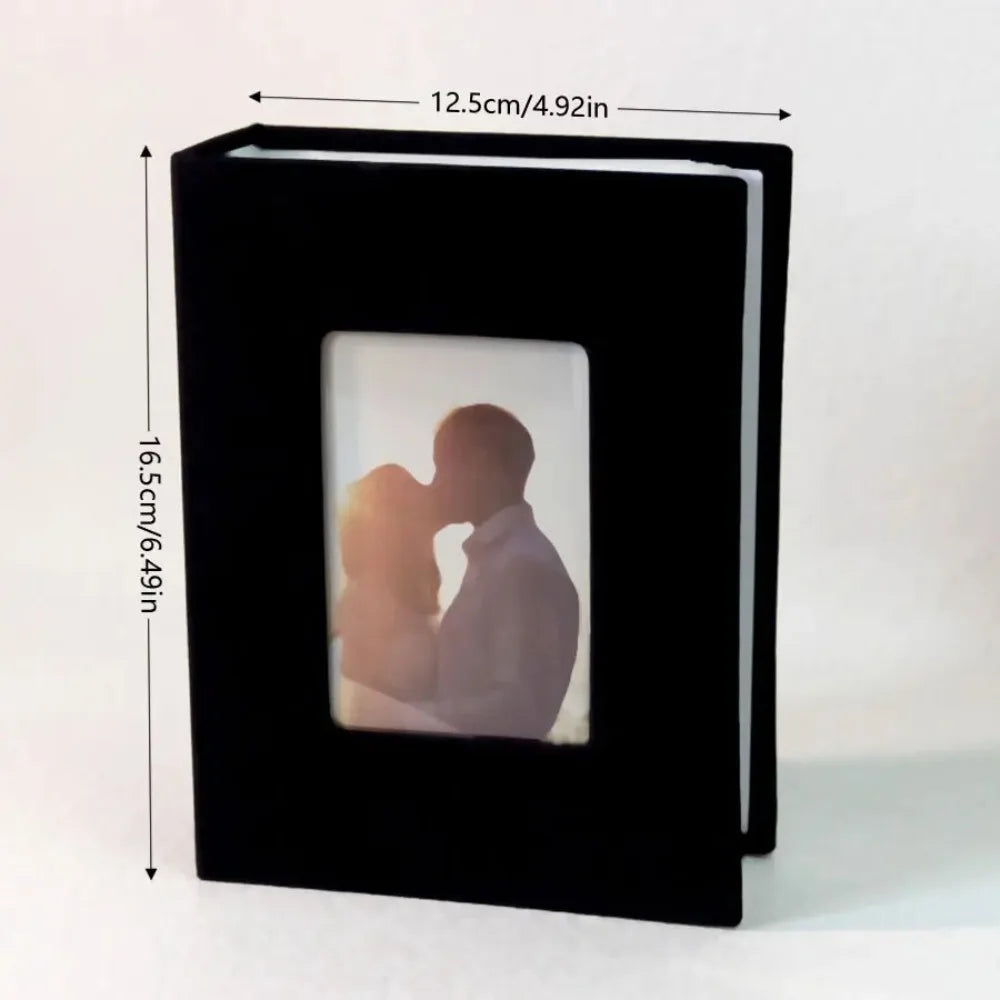100 Pocket Linen Photo Album – Slip-In 4x6 Picture Storage