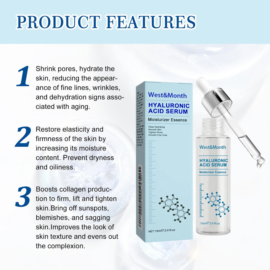 Hyaluronic Acid Facial Serum – Anti-Aging, Pore & Wrinkle Care