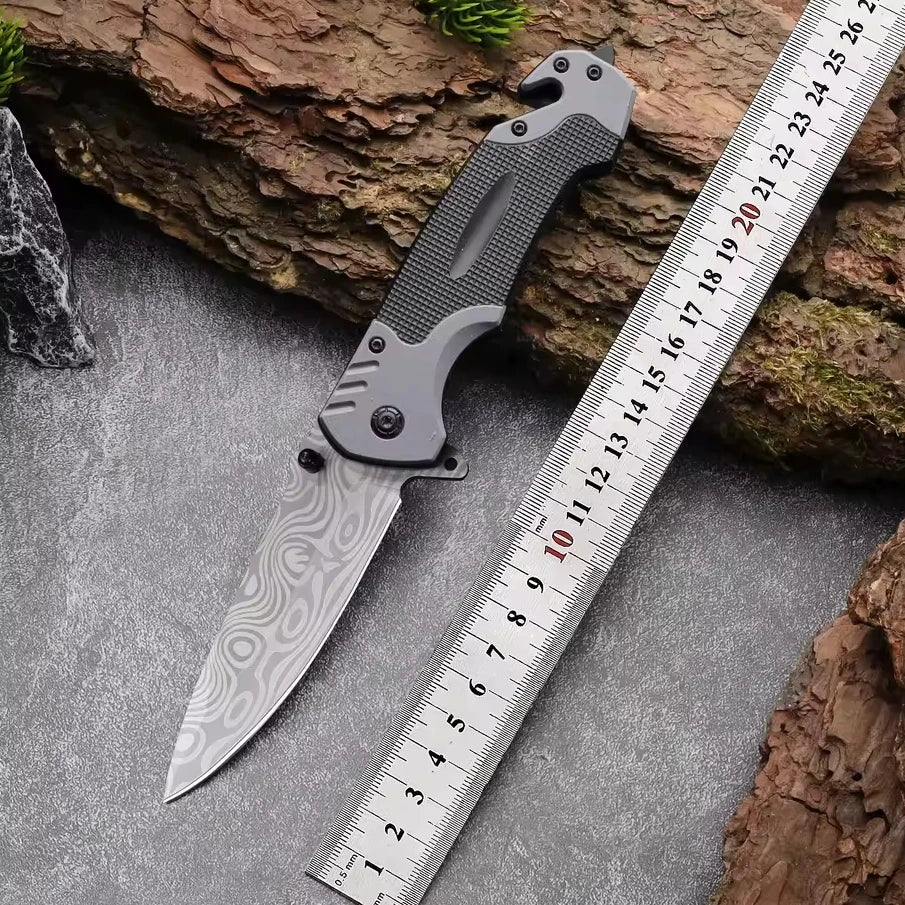 Stainless Steel Folding Pocket Knife – Camping & Outdoor EDC