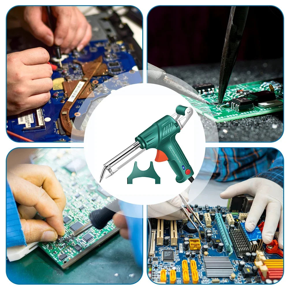 60W Electric Soldering Iron Gun – Auto Tin Feed & Fast Heat
