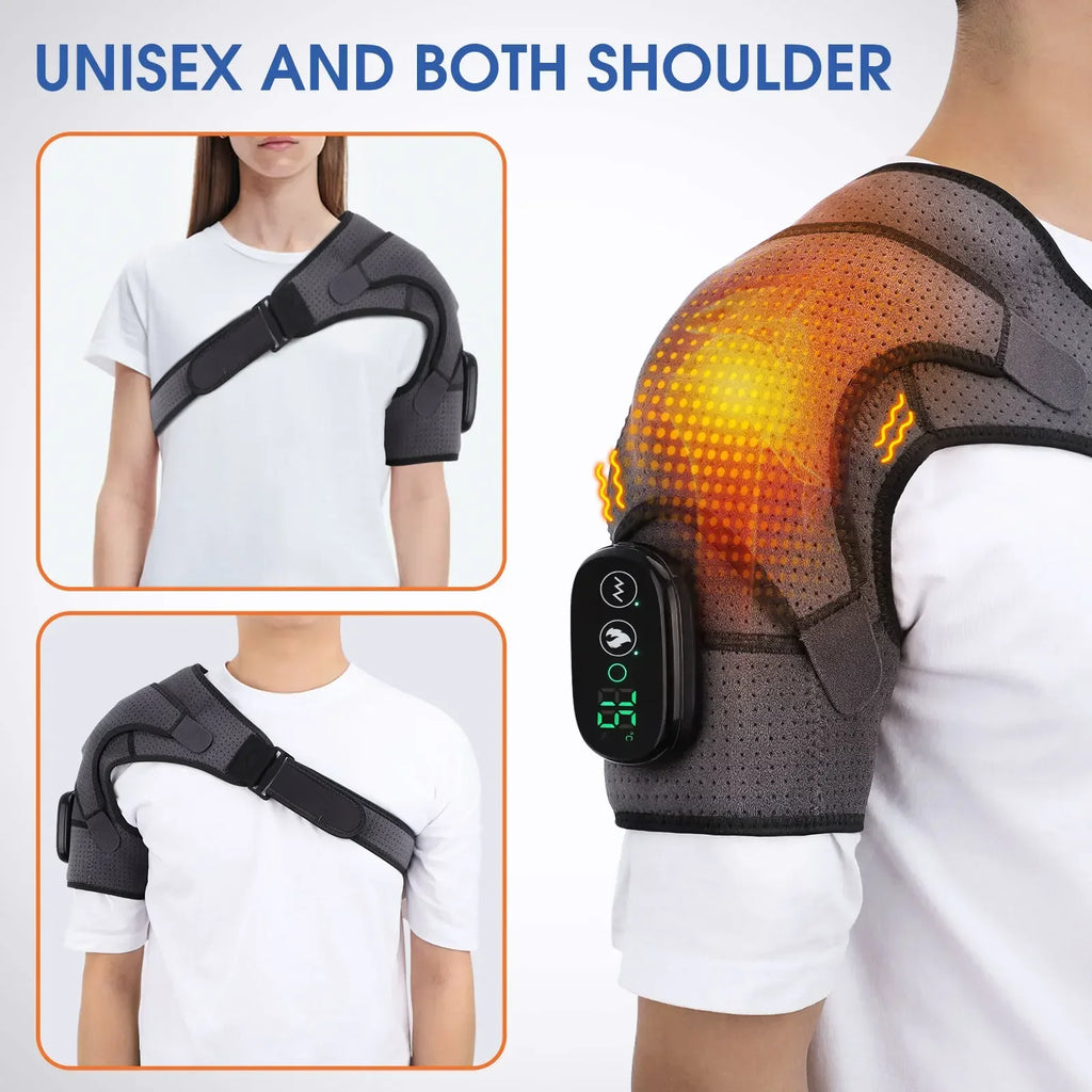 Electric Heated Shoulder Massage Wrap – Adjustable Warmth Shawl