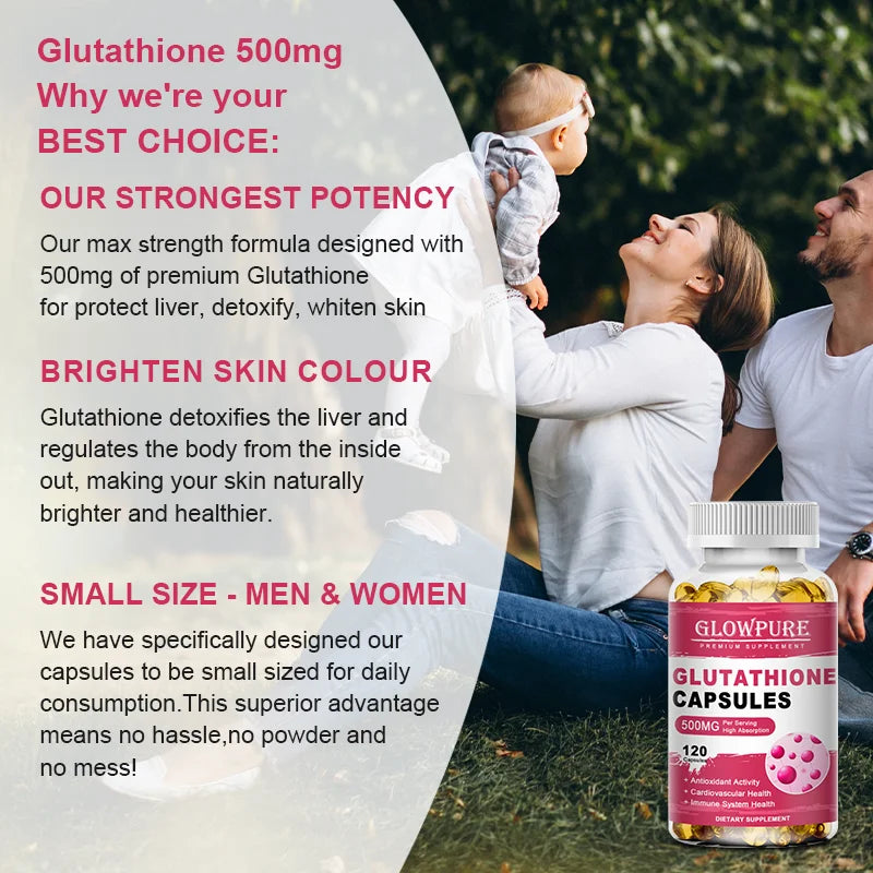 Glutathione Capsules – Skin Brightening, Daily Immune Support