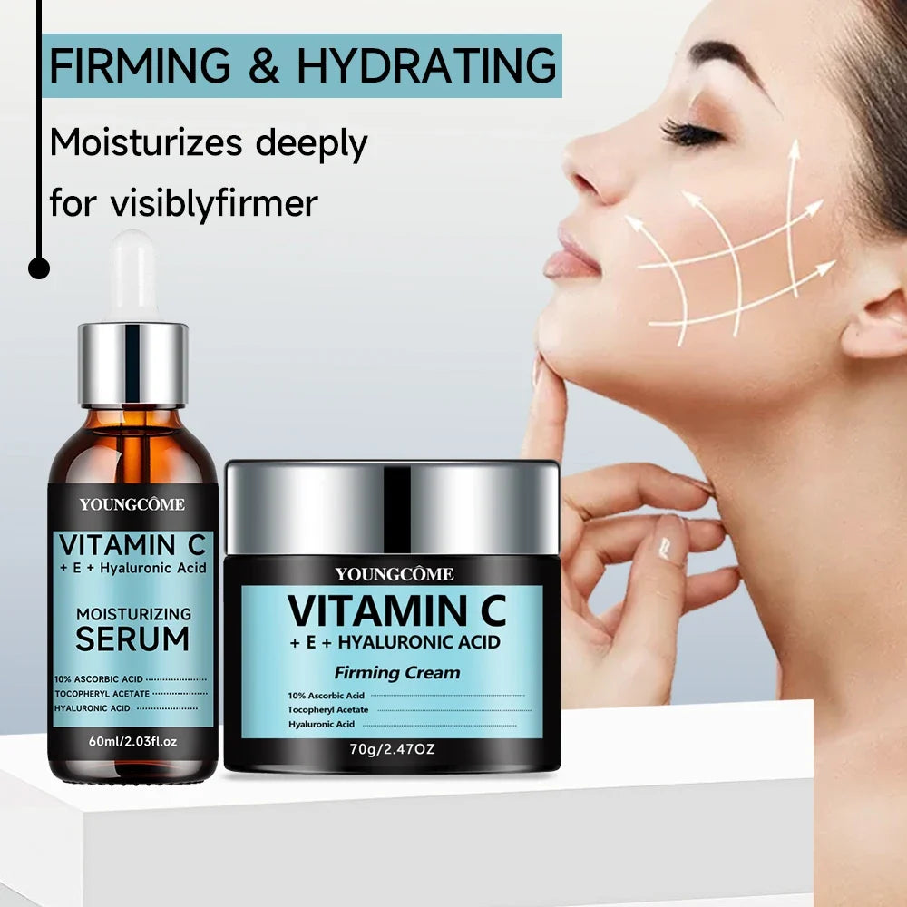 Vitamin C Face Serum 10% Ascorbic Acid, Hyaluronic & Vitamin E