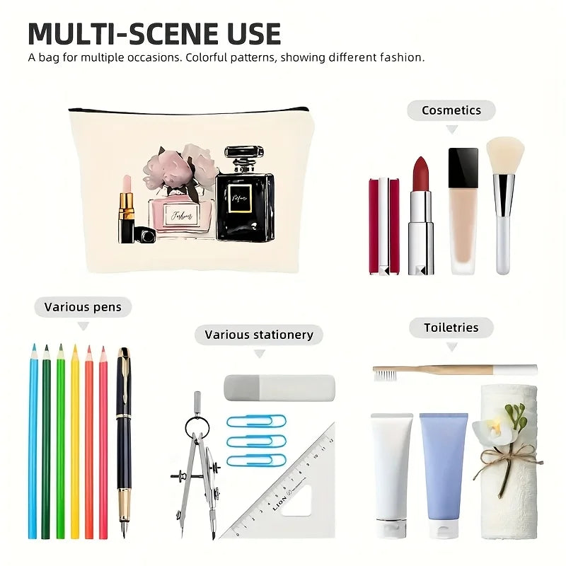 Foldable Lightweight Makeup Bag Women Large Capacity Cosmetic