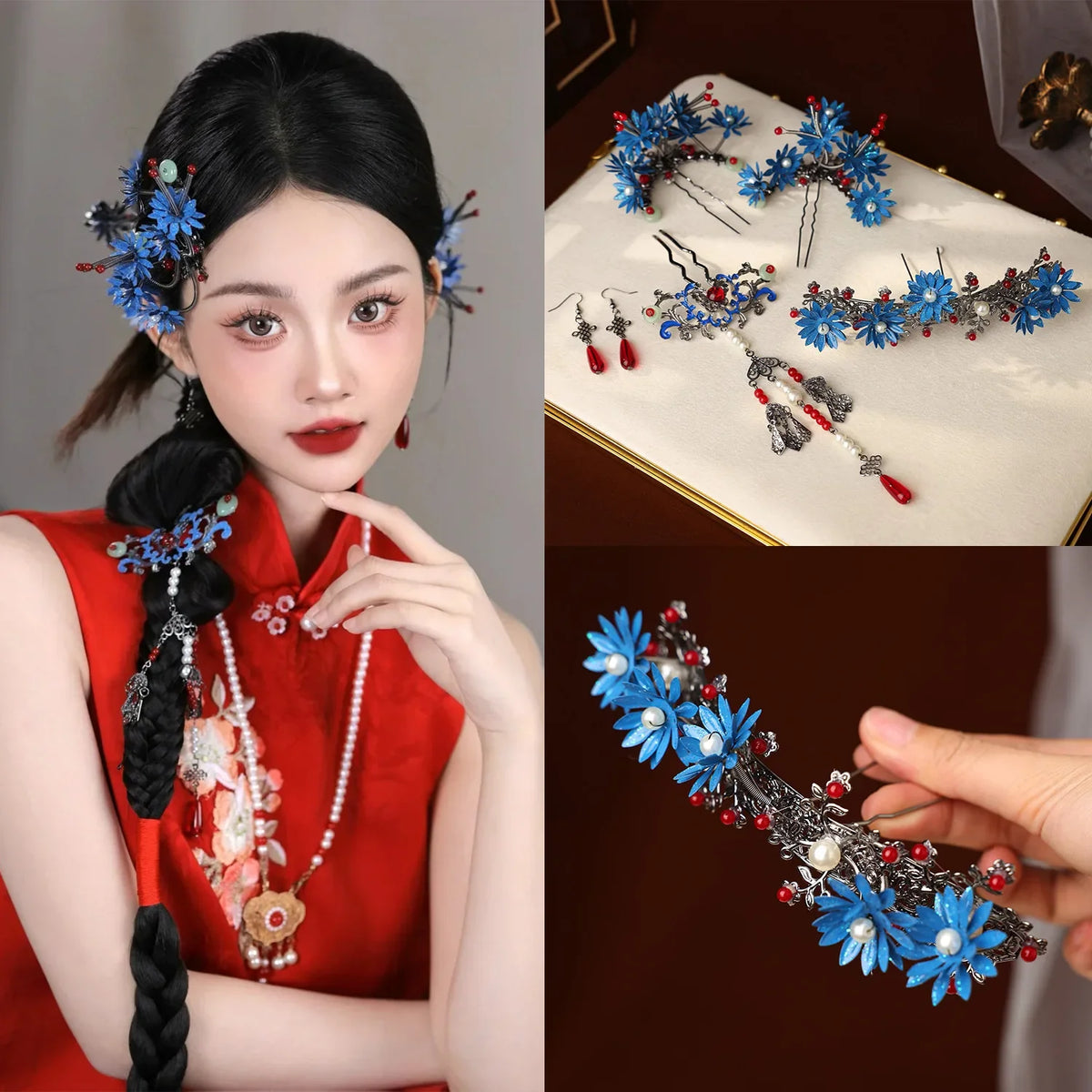 Qing Dynasty Bridal Hairpin | Chinese Wedding Hair Stick