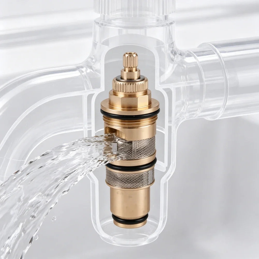 Brass Thermostatic Shower Mixer Valve Cartridge Repair Kit