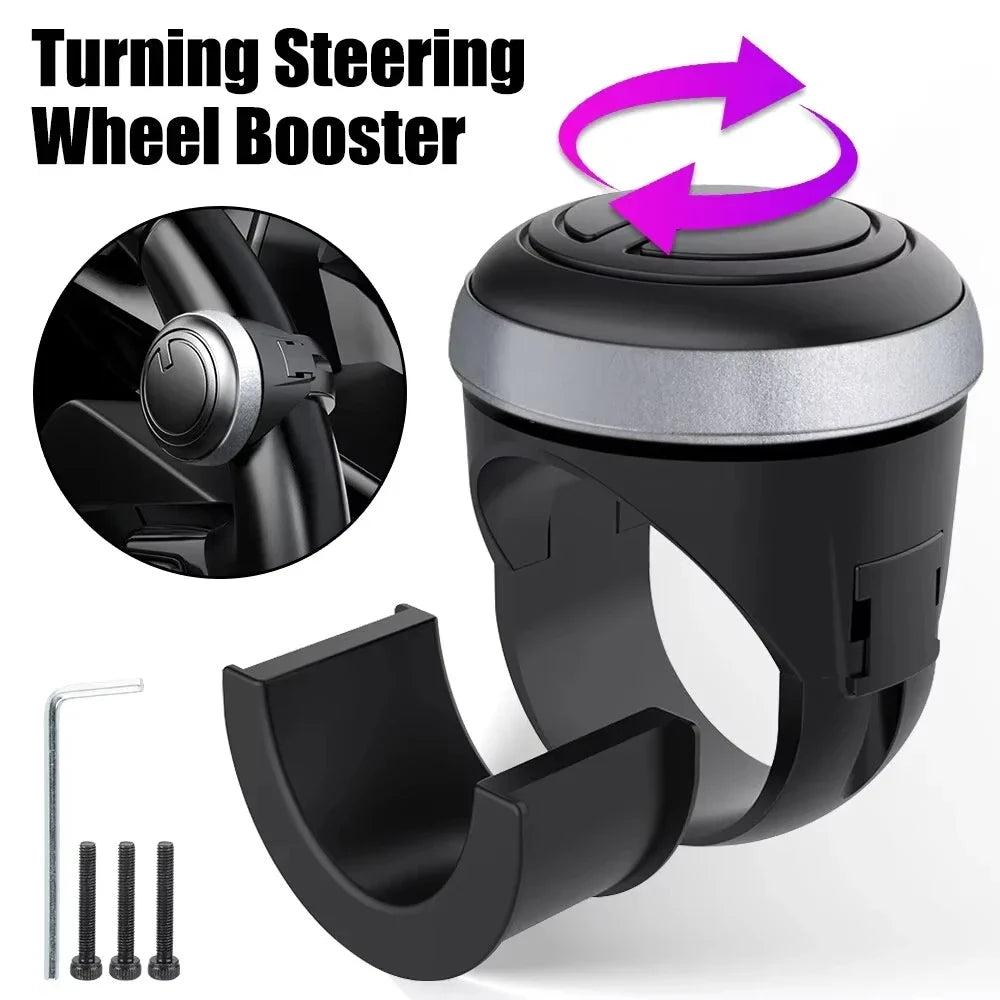 360° Steering Wheel Spinner Knob | Universal Metal Bearing Ball