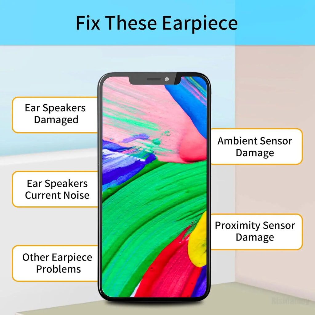 Ear Speaker Flex Cable Replacement for iPhone X XR XS Max