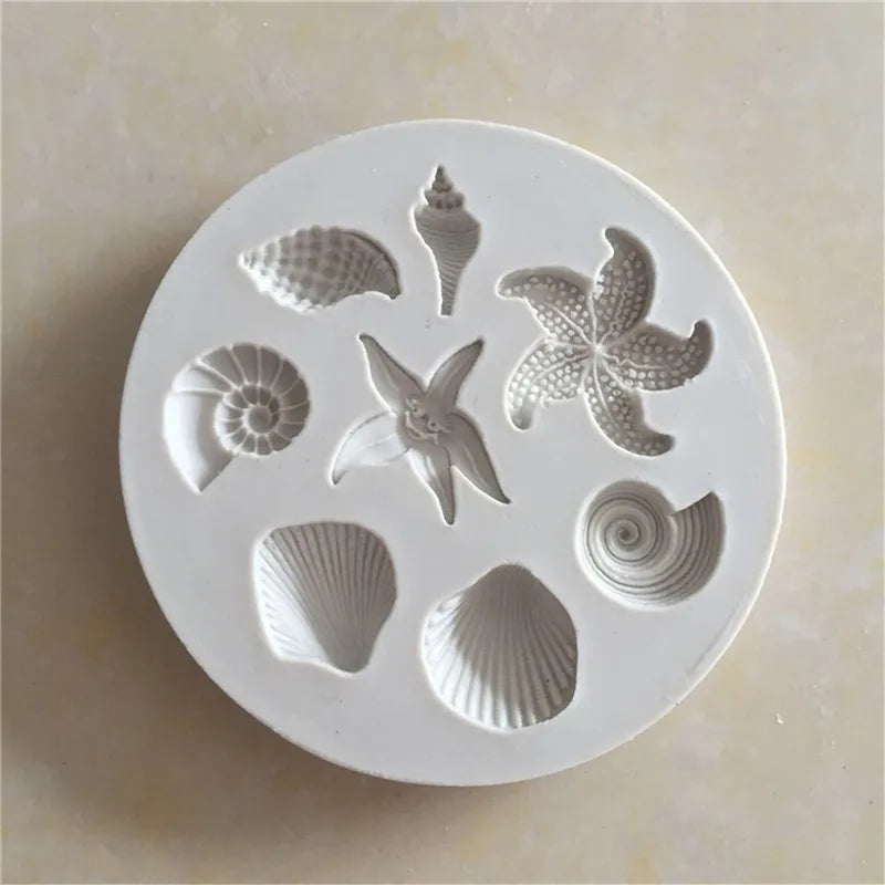 Ocean Seashell Conch Silicone Mold – Chocolate & Cake Baking