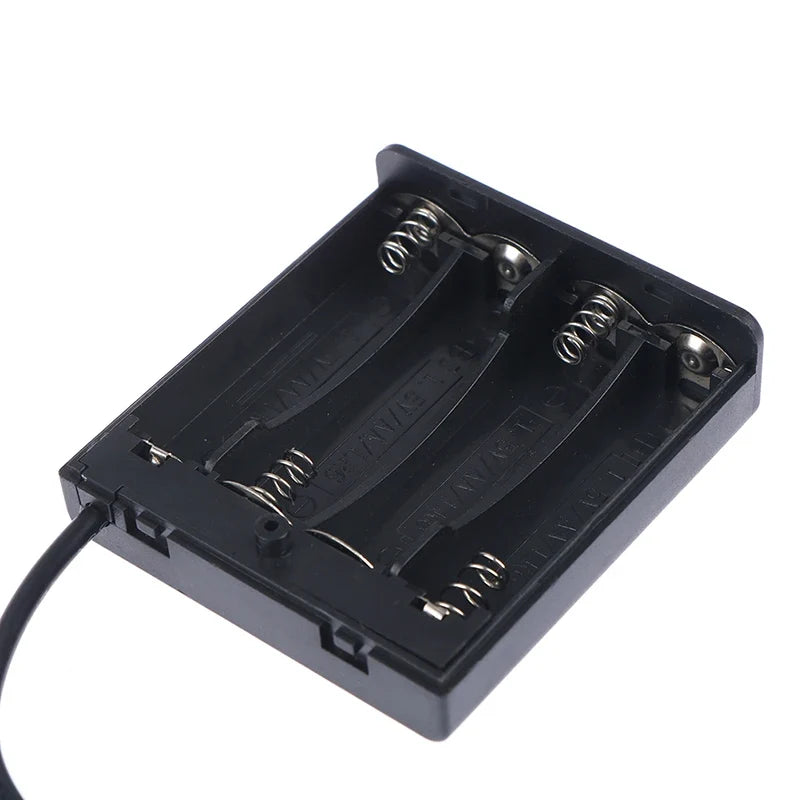 4 AA Battery Case Black X USB Box 5V LED Strip Lights Mini Power