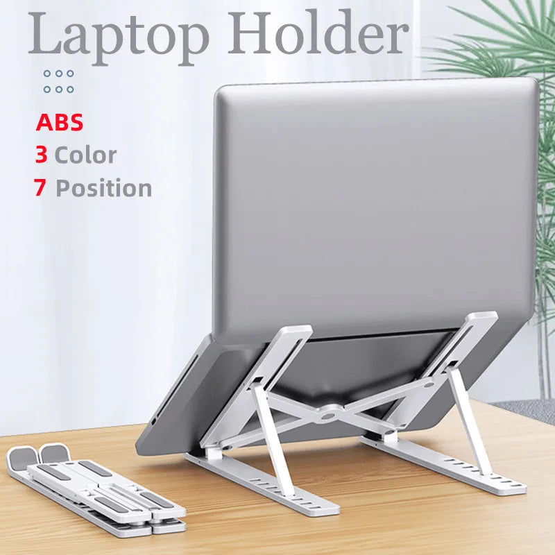 Adjustable Foldable Laptop Stand | Non-Slip Cooling Bracket 9–15"