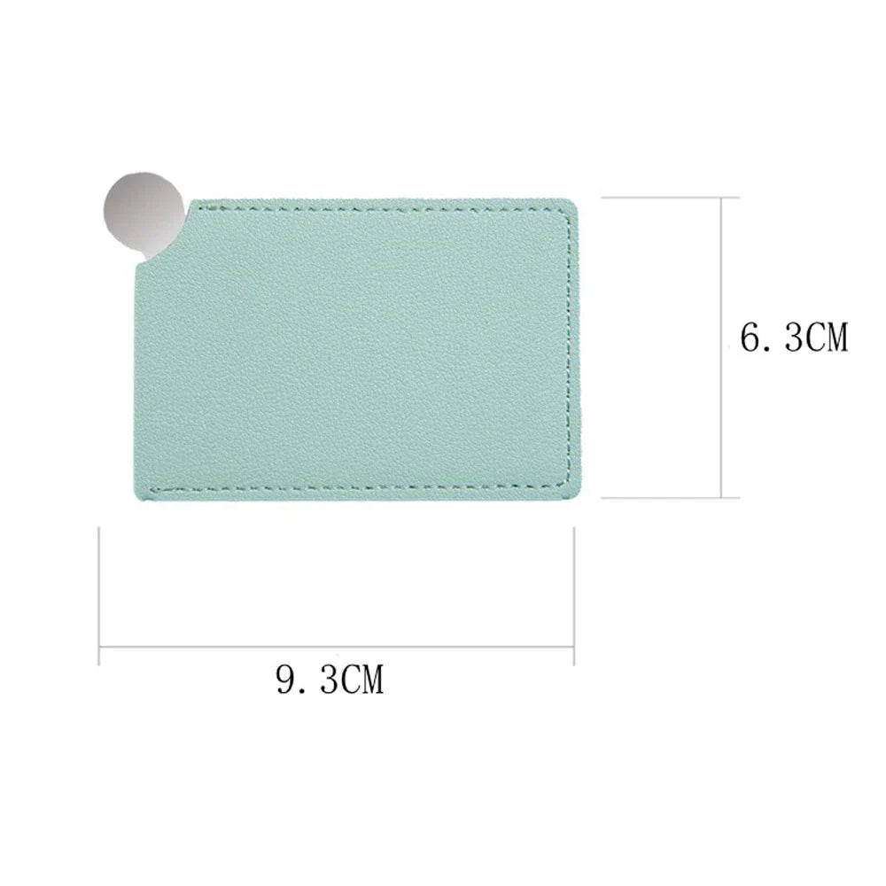 Pocket Card Makeup Mirror – Shatterproof Stainless Steel