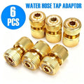 6-Pack 1/2" Quick Connect Swivel Adapters for Garden Hoses