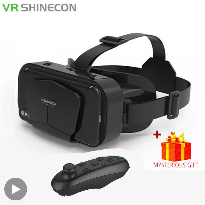 Shinecon 3D VR Headset Glasses for iPhone & Android | 120° FOV