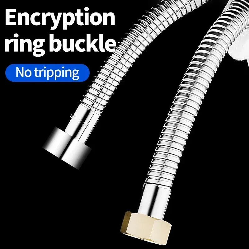 Flexible Stainless Steel Shower Hose with Brass Head | 1.5–3M