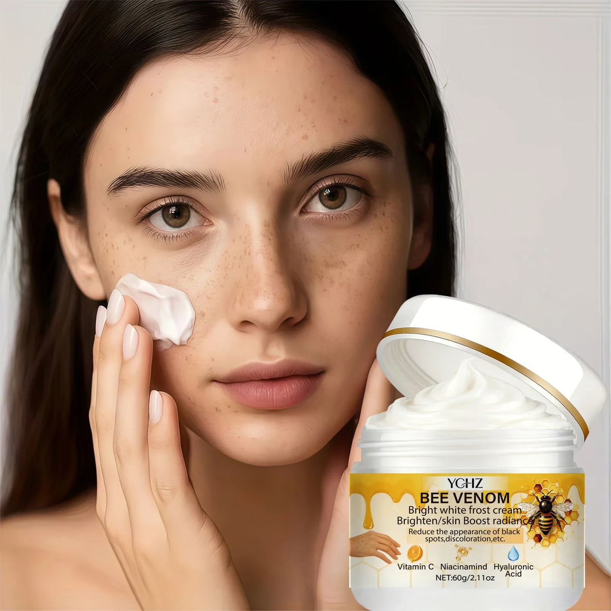 YCHZ Bee Venom Brightening Moisturizing Cream 60g – Unisex