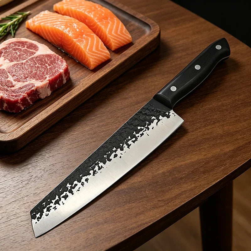 Handmade Japanese Chef Knife – Kiritsuke & Nakiri Full Tang