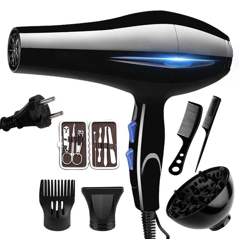 Professional Ionic Hair Dryer 1200W – 3 Heat & Cool Shot