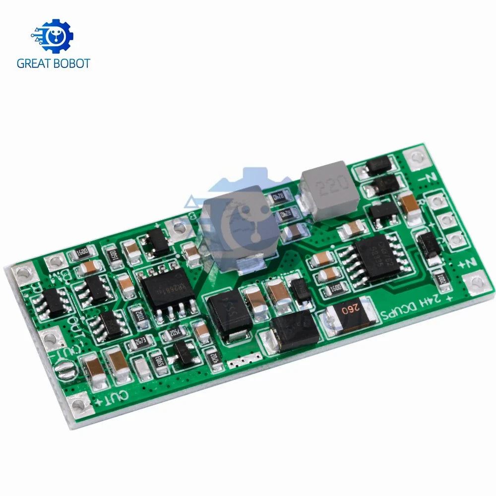 2S UPS Power Supply Module 12V/15V 24W Step-Up Protection