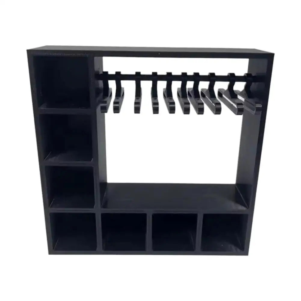 Doll Wardrobe Closet with 10 Hangers – Portable Storage Box