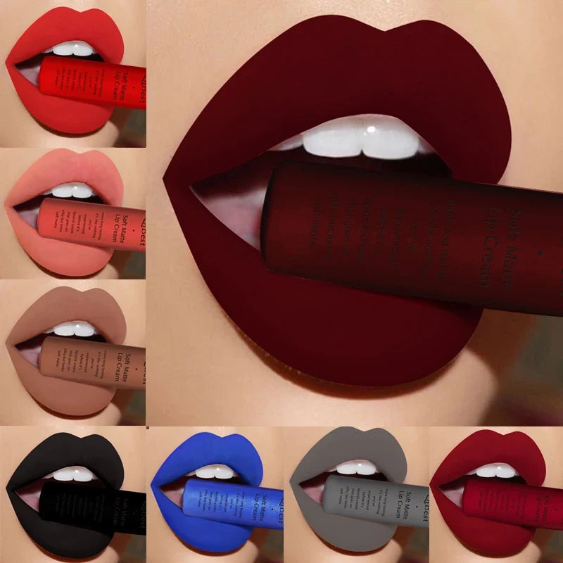 QIBEST Matte Liquid Lipstick – Waterproof Velvet Lip Tint