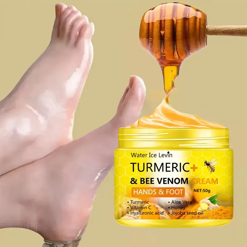 Turmeric & Bee Venom Hand & Foot Repair Cream – 50g
