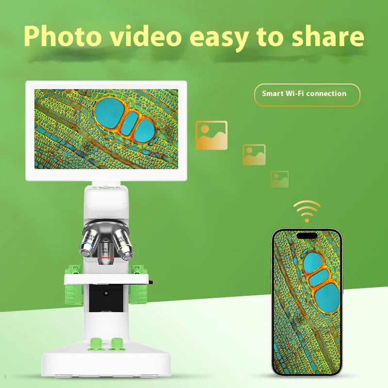 Kids WiFi Digital Microscope – HD 500X Science Learning Tool
