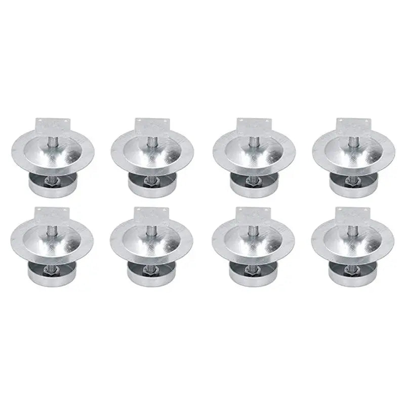 8PCS Stainless Steel Beehive Feet Stand | Beekeeping Base Tool