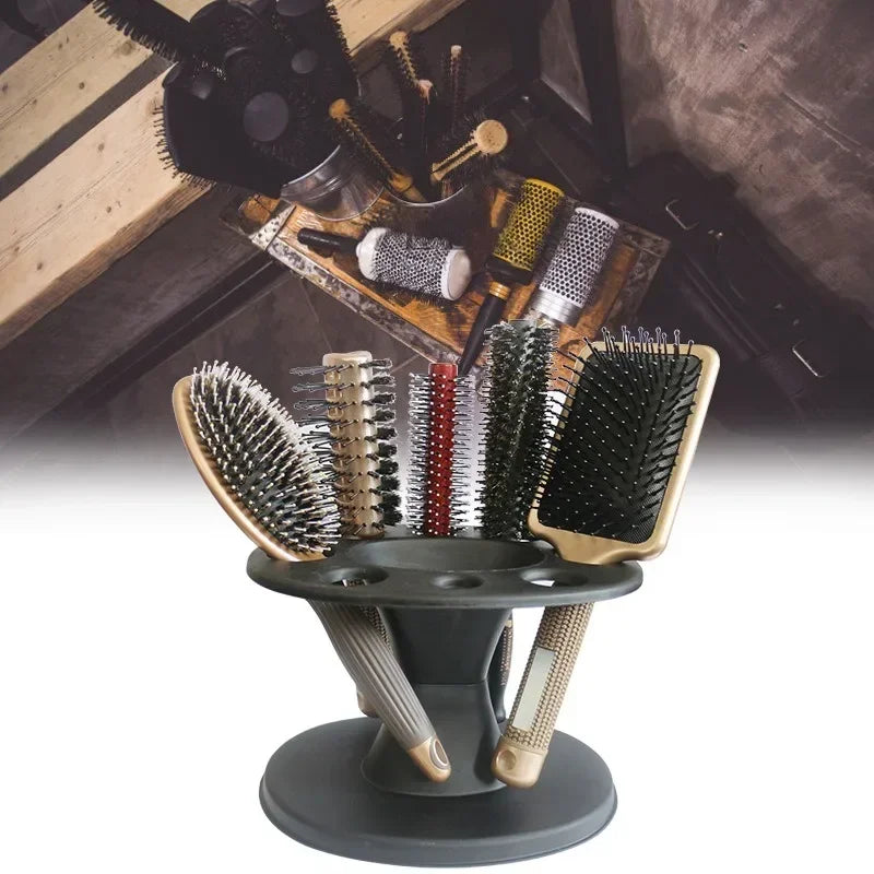 Salon Comb & Hair Tool Organizer Stand | PP Storage Rack