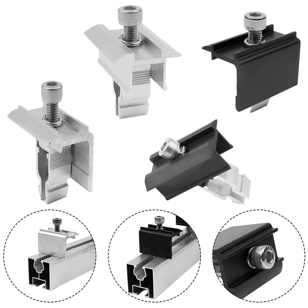 Solar Panel Clamp Quick Pv Module Fastening Middle End 30