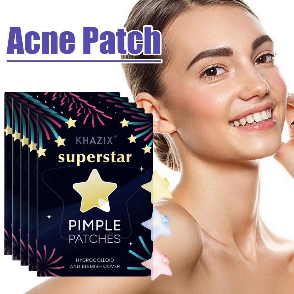 Multi-Color Star Hydrocolloid Acne Patches 240/280 pcs