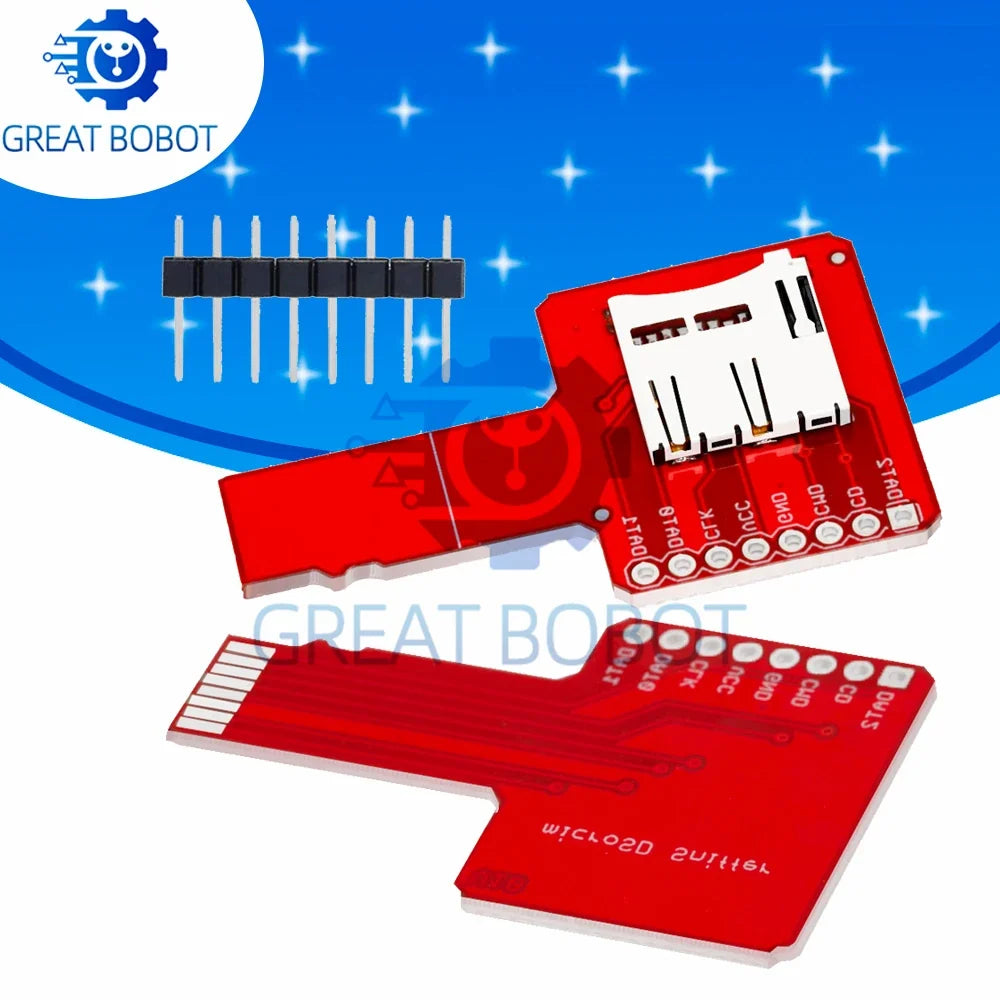 Micro SD TF Card SPI Adapter Module for Arduino (1–3 PCS)