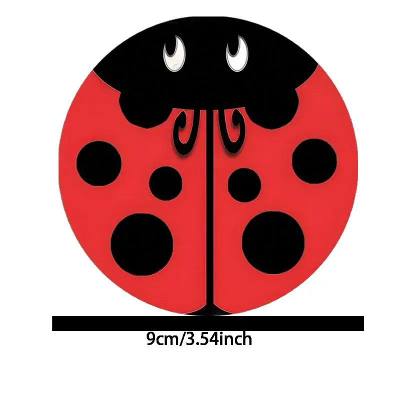 Ladybug Silicone Car Cup Coasters – Non-Slip Set of 2