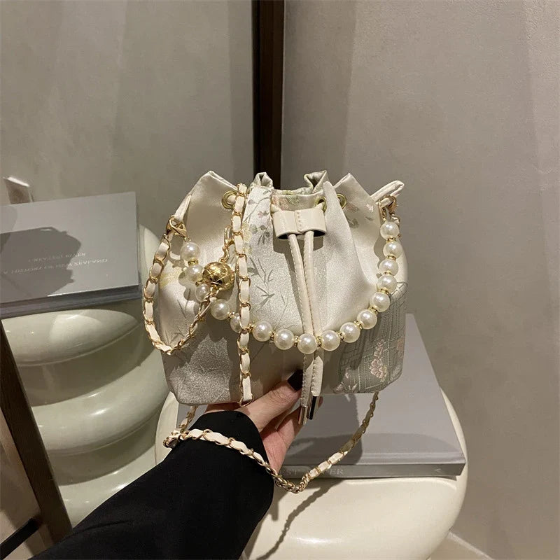 Chinese Embroidery Women's Handbag – Shoulder & Crossbody Tote