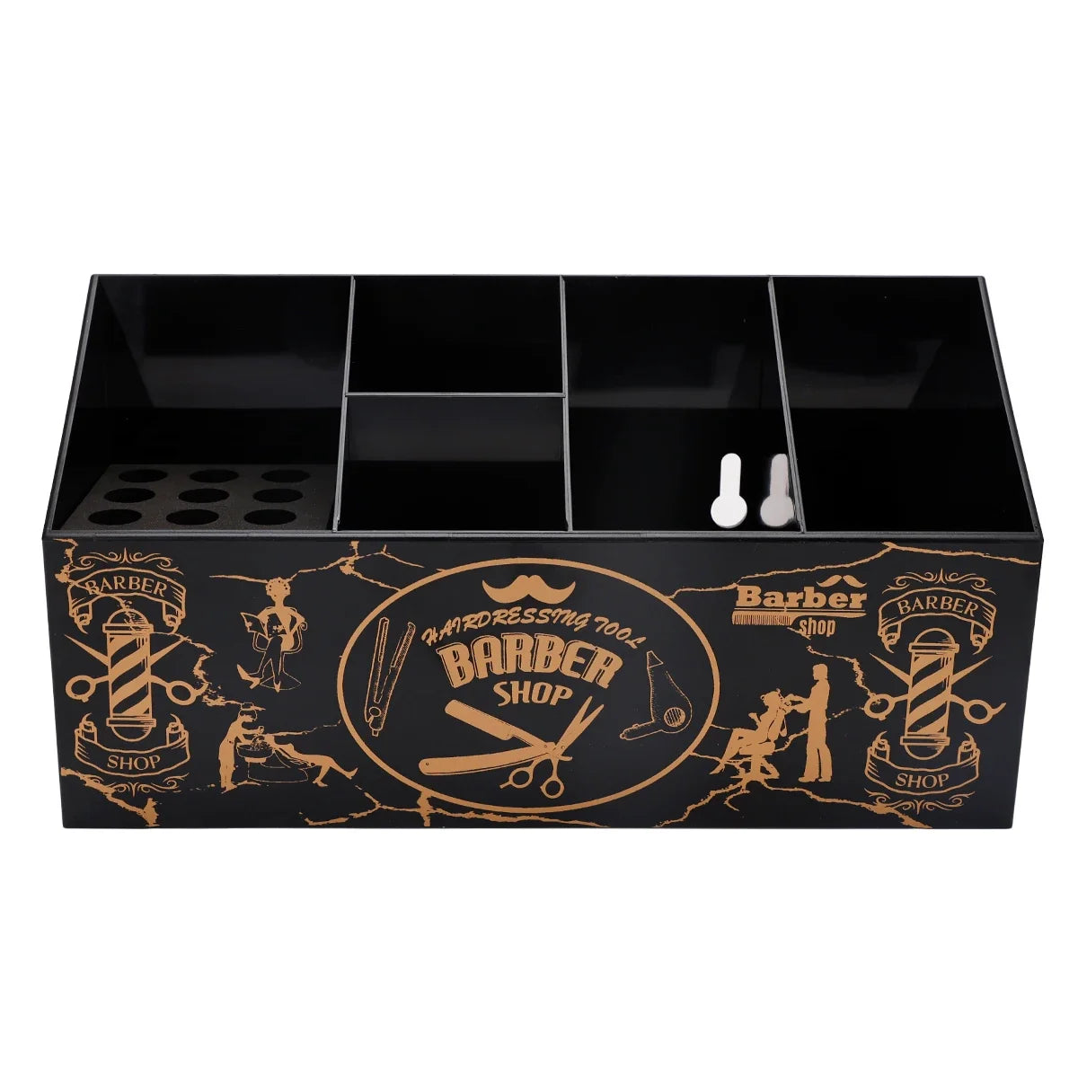 Large Capacity Salon Tool Organizer – Scissors, Combs & Clips