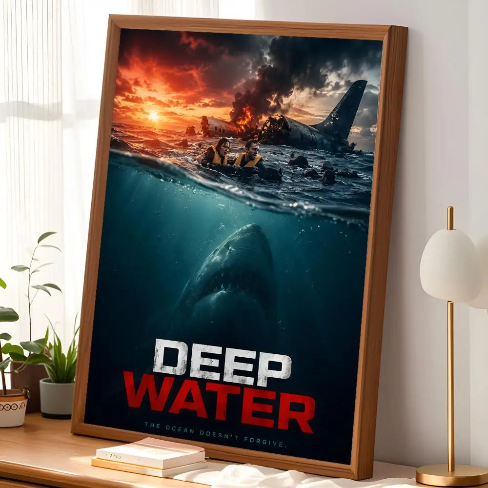 Deep Water Movie HD PVC Self-Stick Wall Poster | Waterproof Art
