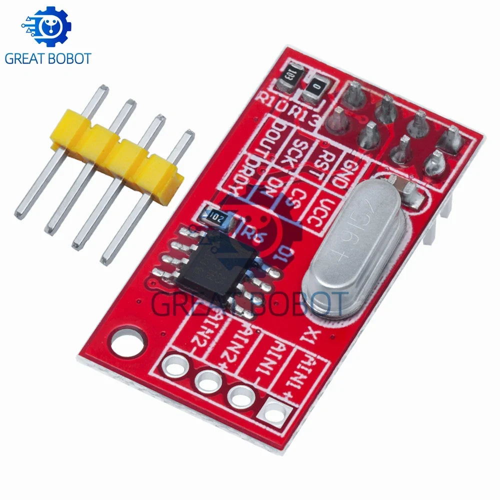 AD7705 Dual 16-Bit ADC Data Acquisition Module | SPI Interface
