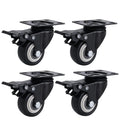 4-Pack Heavy Duty Swivel Caster Wheels with Brake – 180kg